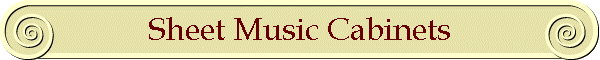 Sheet Music Cabinets