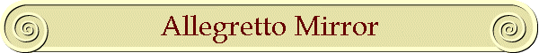 Allegretto Mirror