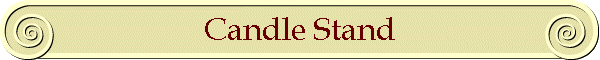 Candle Stand